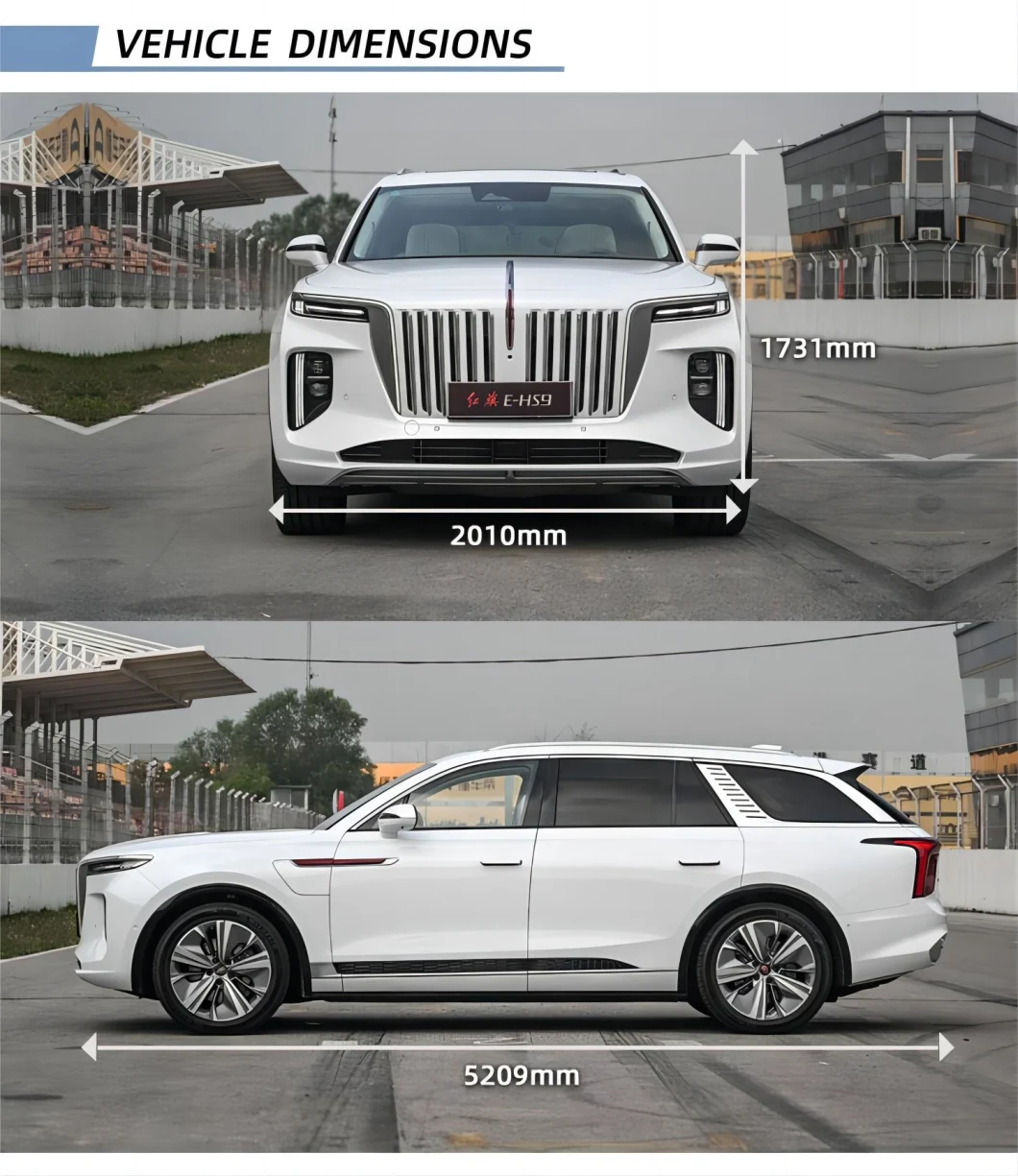 5% off 2022 660km SUV Hong Qi Ehs9 China&prime; S EV Top New Energy Vehicle Electric Ehs 9 E-HS9 730km Qixiang 6 Seat Hongqi Used Cars for Sale
