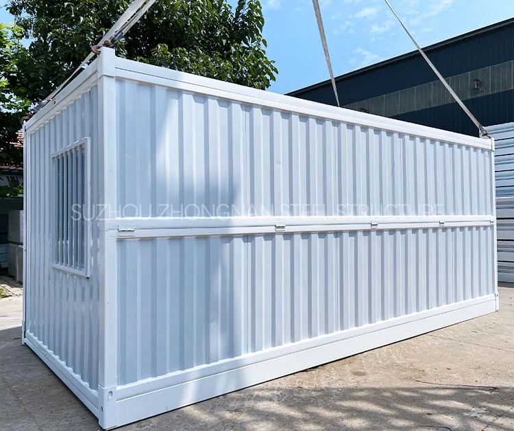 New Tiny Light Steel 20FT Corrugated Folding Container House Complete Prefabricated