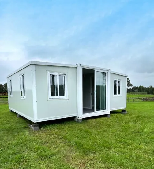 20/40FT Expandable Prefabricated Modular Steel Structure Portable Tiny Home Caravan Construction Villa Camp House Prefab Mobile Expandable Container House