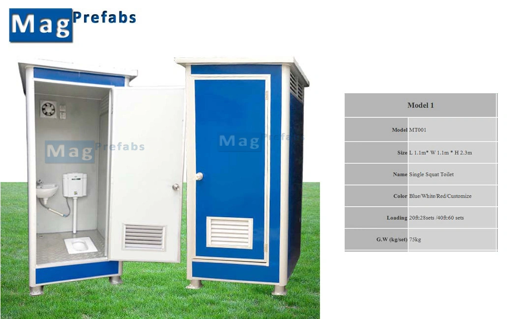 Wholesale Cheap Price Portable Chemical Cabin Mobile Movable Portable Toilet