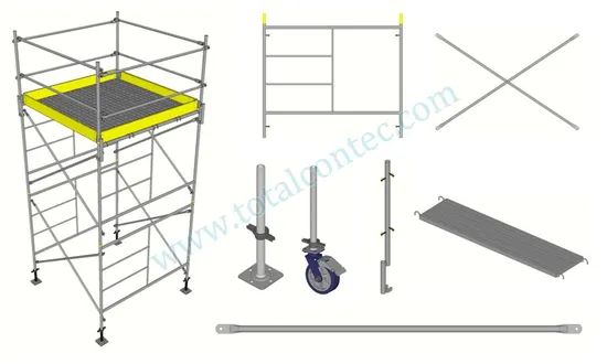 20% off American Standard Construction Powder Coated Frame Ringlock Scaffold for Sale