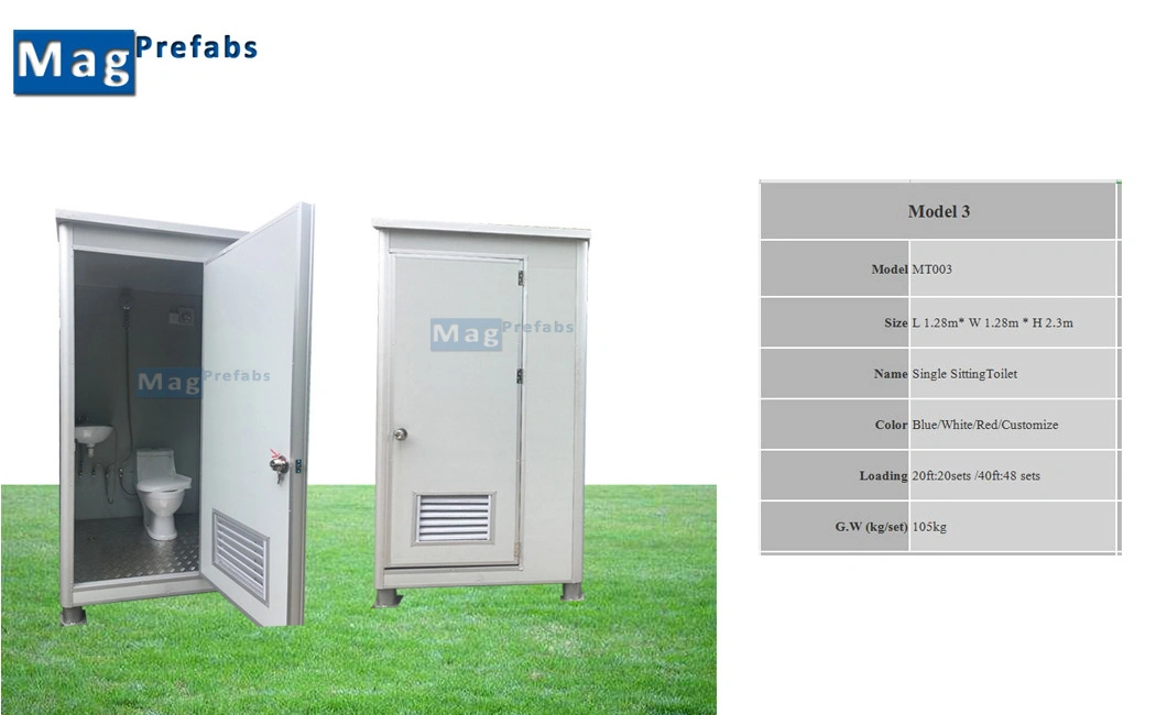 Wholesale Cheap Price Portable Chemical Cabin Mobile Movable Portable Toilet