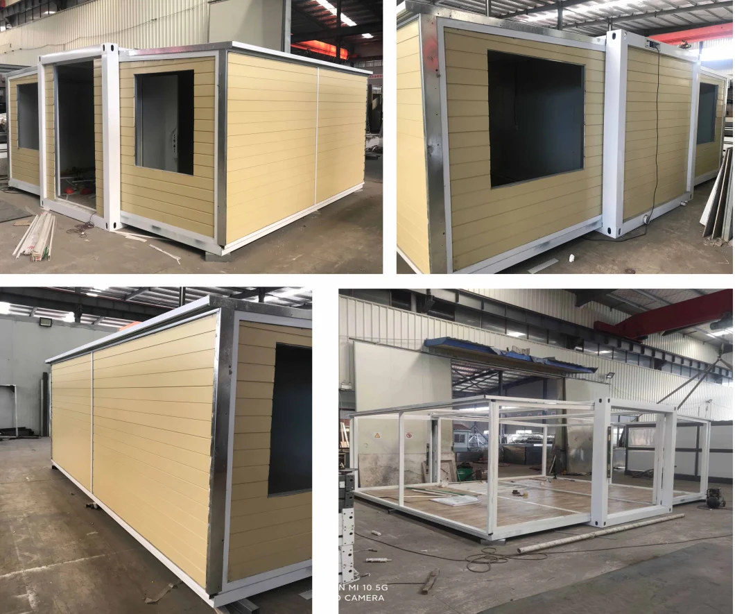 Prefabricated Steel Structure Building Prefab House Home Mobile Steel Frame Sandwich Panel Easy Quick Mstallation Modular Foldable Expandable Container House