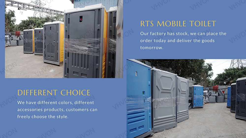 China Factory Manufacturer of Durable Roto-Moulding HDPE Squat Plastic Mobile Portable Toilet