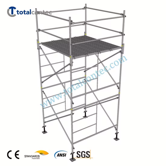 20% off American Standard Construction Powder Coated Frame Ringlock Scaffold for Sale
