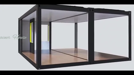 Custom 20FT Flat Pack Container House with Bathroom for Sale