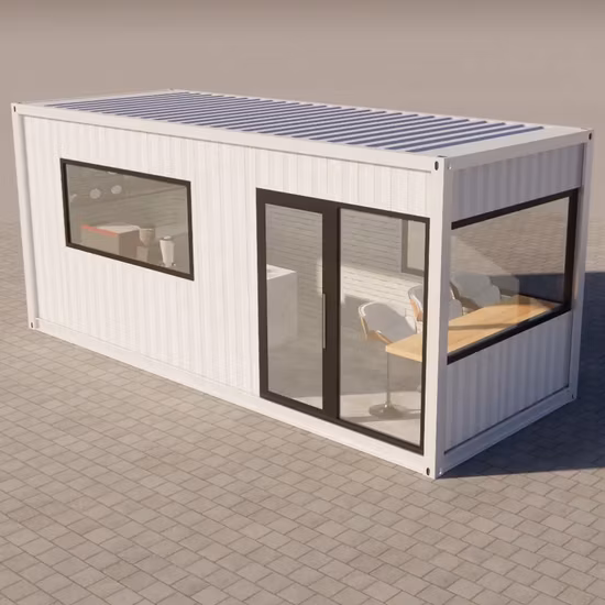 Custom 20FT Flat Pack Container House with Bathroom for Sale