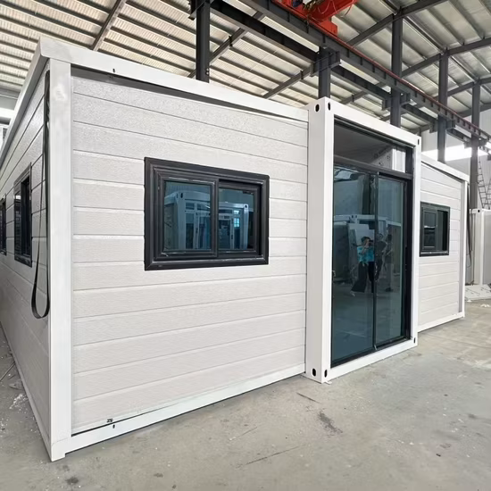 Detachable Container Homes 20FT Prefab Shipping Tiny House with Tiny Container Prefabricated Modular Portable Modular Prefab Small Expandable Containe Bedroom
