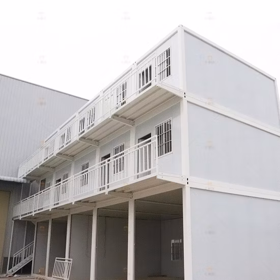 Easy Assemble Sandwich Panel Luxury Modern Detachable Modular Container Tiny 2 Story Homes Prefab Houses
