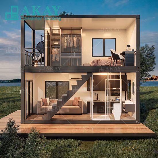 Luxury 2 Bedroom Modular Flat Pack Container House Living Container House Container Prefabricated House