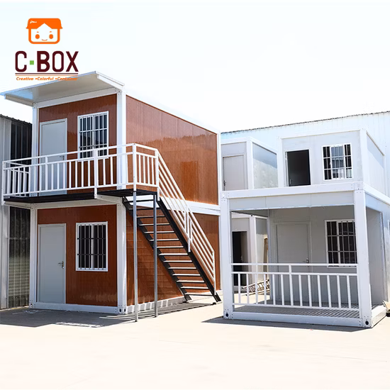 Easy Assemble Sandwich Panel Luxury Modern Detachable Modular Container Tiny 2 Story Homes Prefab Houses