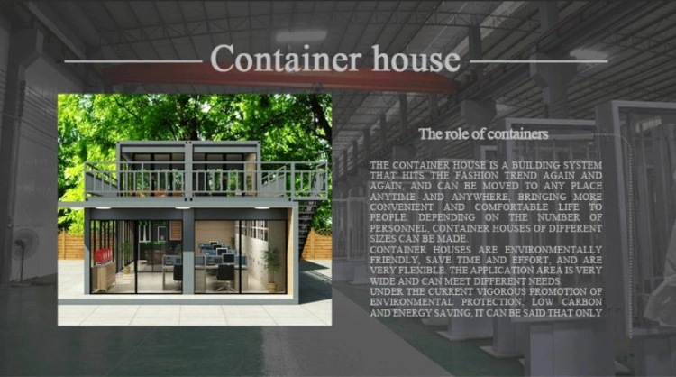 Steel Structure 20FT 40FT Standard Office Living Detachable Container Modular House Tiny House Prefab Homes Prefabricated Worker Camp Domitory Container House