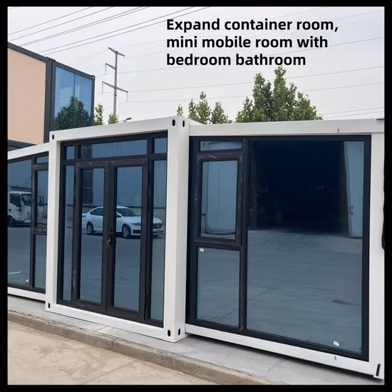Detachable Container Homes 20FT Prefab Shipping Tiny House with Tiny Container Prefabricated Modular Portable Modular Prefab Small Expandable Containe Bedroom
