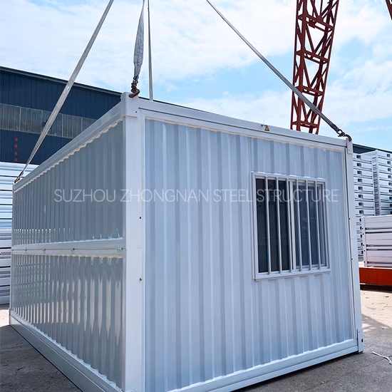 New Tiny Light Steel 20FT Corrugated Folding Container House Complete Prefabricated