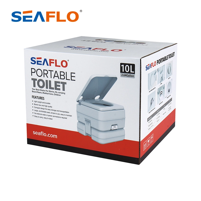 Seaflo New Product 10L Portable Chemical Toilet 20L Toilet Bowl for Caravan