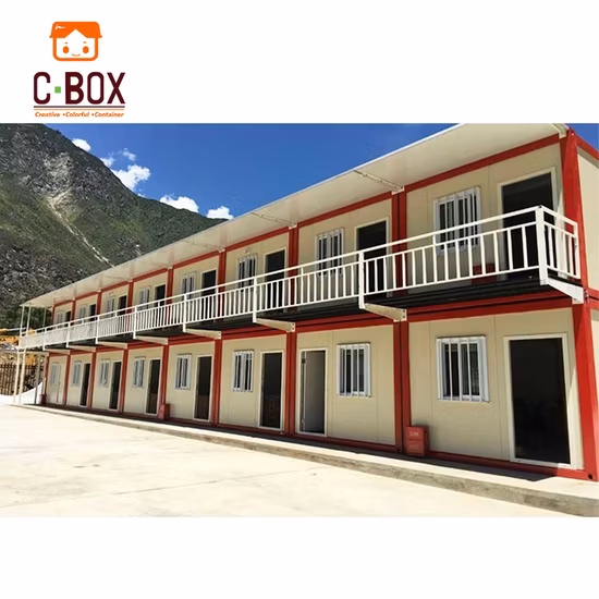 Easy Assemble Sandwich Panel Luxury Modern Detachable Modular Container Tiny 2 Story Homes Prefab Houses