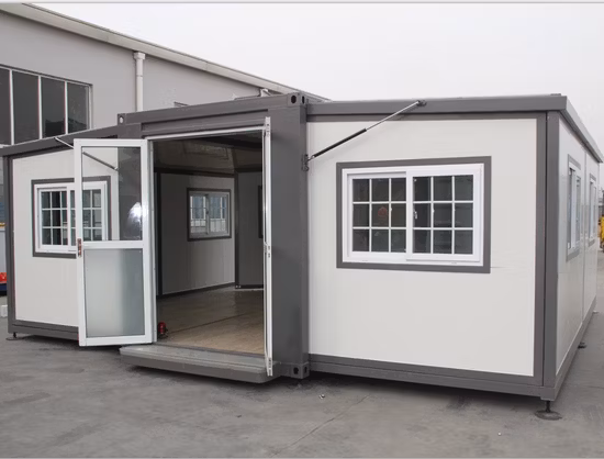 Prefabricated Steel Structure Building Prefab House Home Mobile Steel Frame Sandwich Panel Easy Quick Mstallation Modular Foldable Expandable Container House
