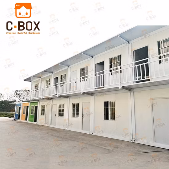 Easy Assemble Sandwich Panel Luxury Modern Detachable Modular Container Tiny 2 Story Homes Prefab Houses