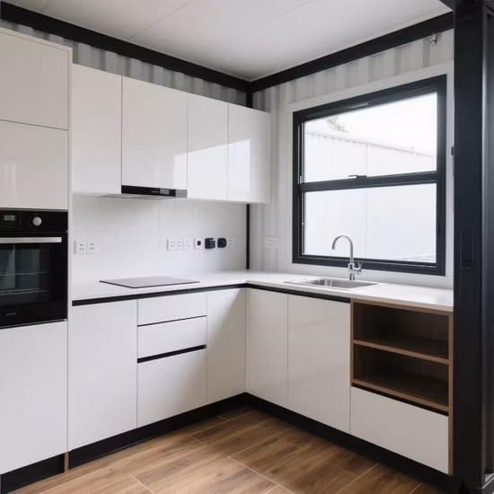 Luxury Prefab Modulare Prefabricated Container House for Holiday.