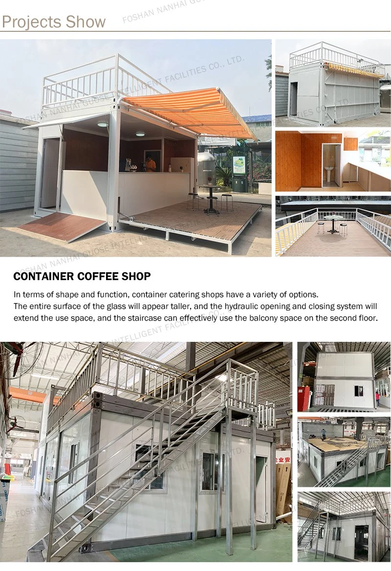 New Container House with Corrugated Wall for Sale