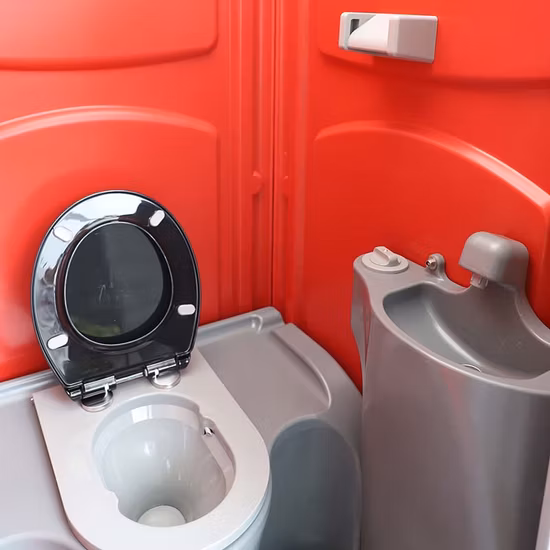 HDPE Plastic Mobile Toilet Prefab Outdoor Toilet Portable Toilet