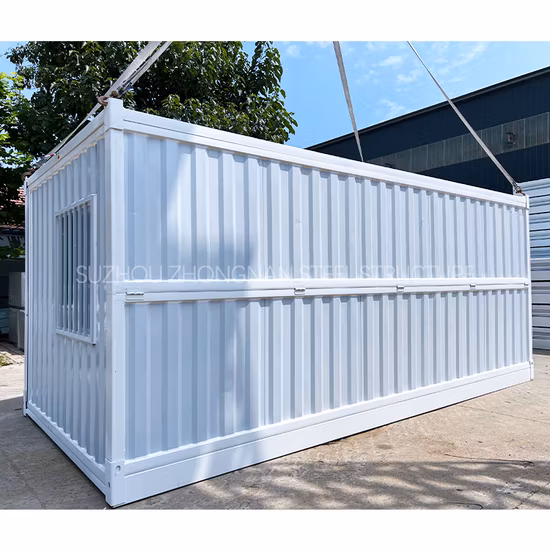 New Tiny Light Steel 20FT Corrugated Folding Container House Complete Prefabricated