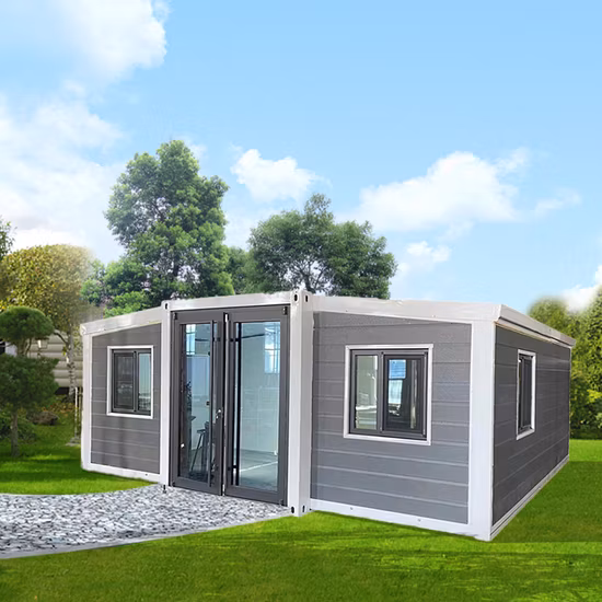 Popular Corrugated Luxury Modular Prefab Homes Expandable Container House Bedroom Prefab Glass Tiny House